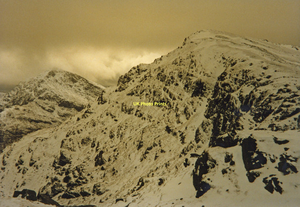 Photo 6"x4" Coire Creagach, Binnein an Fhidhleir Stoban Dubha c1997