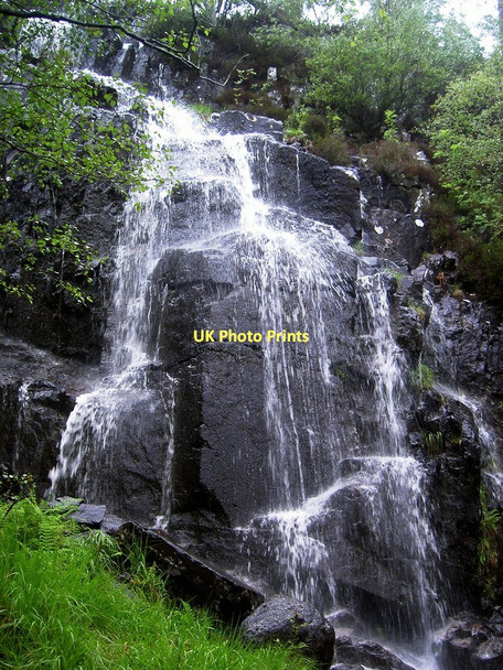 Photo 6"x4" A burn tumbles into Leven gorge Kinlochleven c2011