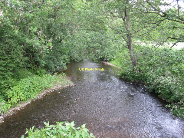 Photo 6"x4" Afon Llynfi at Pontithel (downstream) Pontithel c2011
