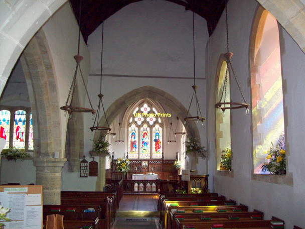 Photo 6"x4" Interior of St Marys, Sullington Sullington c2011