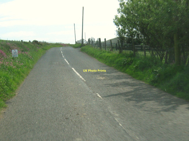 Photo 6"x4" The turning to Knock Portslogan c2011