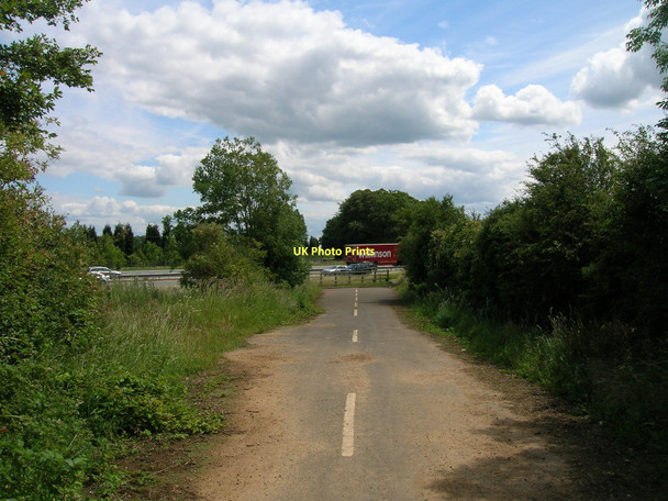 Photo 6"x4" Spitalgap Lane approaching the A1 Darrington c2011