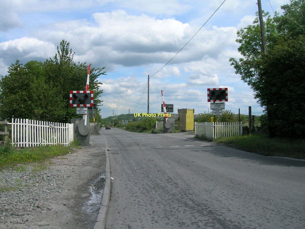 Photo 6"x4" Cridling Stubbs railway crossing Knottingley c2011