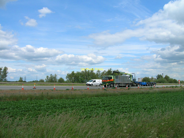 Photo 6"x4" M62  westbound Whitley Bridge c2011