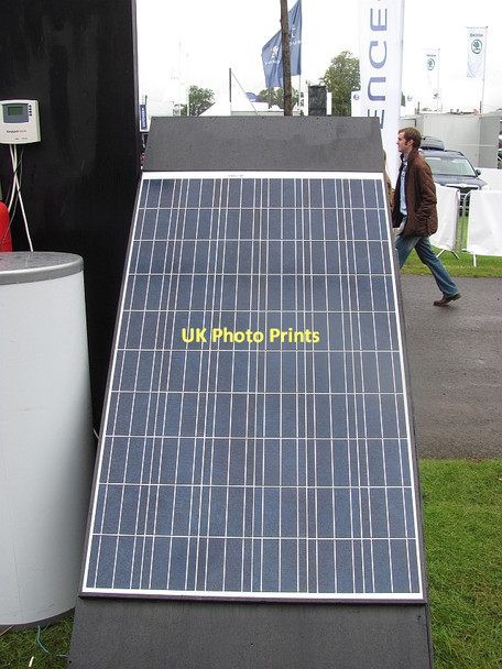 Photo 6"x4" Photovoltaic panel, Royal Highland Show Ratho Station c2011