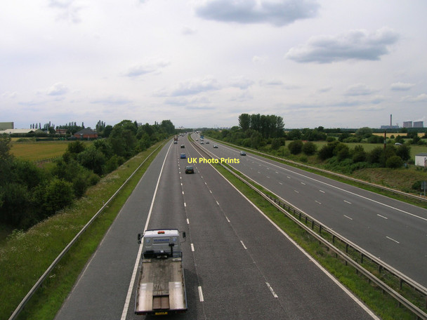Photo 6"x4" M62 westbound Pollington c2011