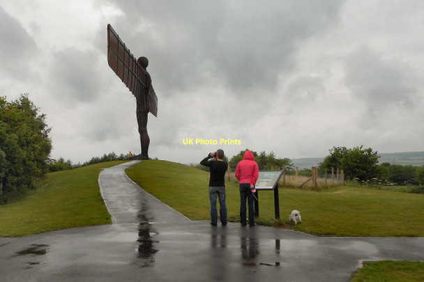 Photo 6"x4" The Angel of The North Low Eighton c2011