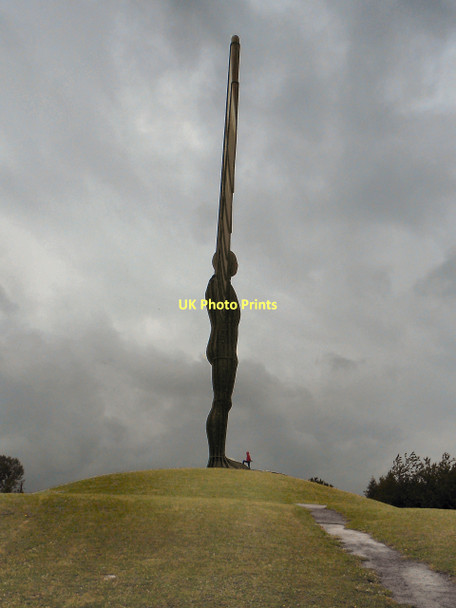 Photo 6"x4" The Angel of the North Low Eighton c2011
