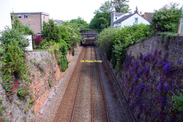 Photo 6"x4" Looking up the line towards Redland Cotham\/ST5874 c2011
