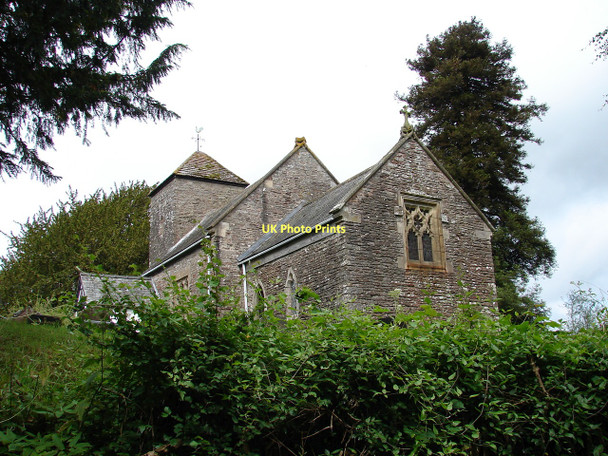 Photo 6"x4" Eastern aspect of St Martin's Church Pen-y-clawdd\/SO4507 c2011