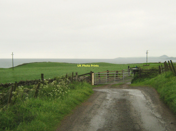 Photo 6"x4" A bend on the road to Corsewall St Columba's Well c2011