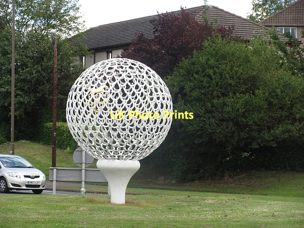 Photo 6"x4" Sculpture, Levenhall Musselburgh c2011