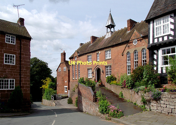 Photo 6"x4" Pound Street and the old school in Claverley, Shropshire Claverley c2011