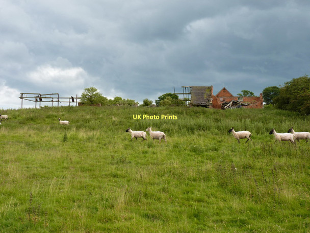 Photo 6"x4" Dilapidated buildings at Trescott Grange Orton\/SO8695 c2011