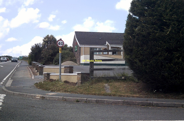 Photo 6"x4" New Wall at Llanteg Village Hall Llanteg c2011