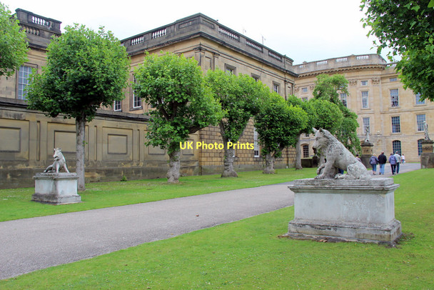 Photo 6"x4" Entrance to Chatsworth House, Derbyshire Edensor c2011