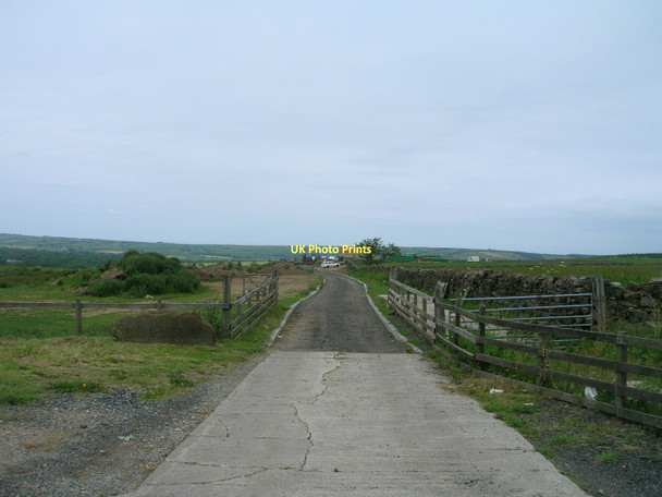 Photo 6"x4" Track to Eden House Egton c2011