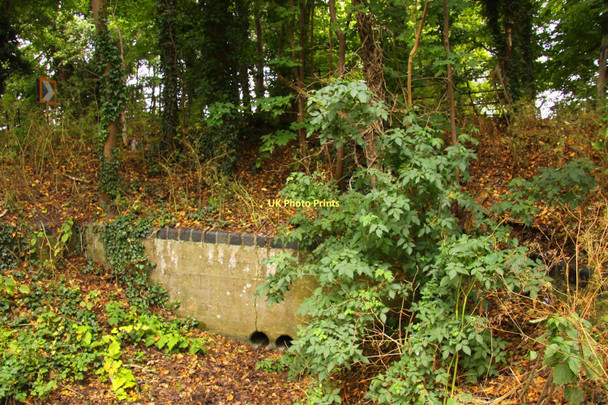 Photo 6"x4" Culvert under Grove Park Drive Ardington Wick c2011