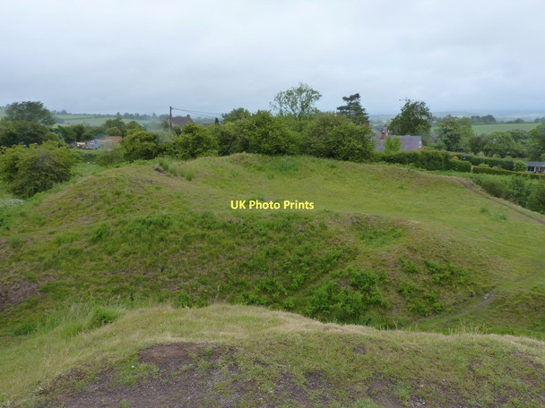Photo 6"x4" The Knapp, a Motte & Bailey castle Pulverbatch c2011