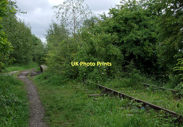 Photo 6"x4" Disused railway north of Bucknall, Stoke-on-Trent Abbey Hulton c2011