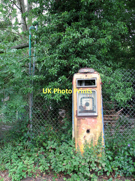 Photo 6"x4" Old petrol pump beside the A145 road, Shadingfield Shadingfield c2011