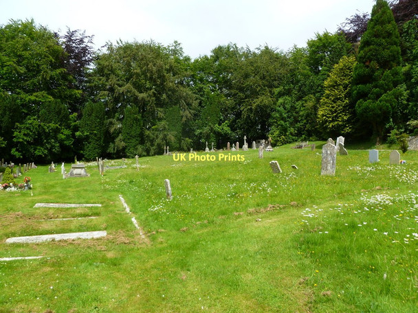 Photo 6"x4" Tarrant Rushton, churchyard Tarrant Rushton c2011