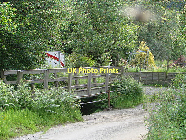 Photo 6"x4" Footbridge near Glynhafren Glynhafren c2011