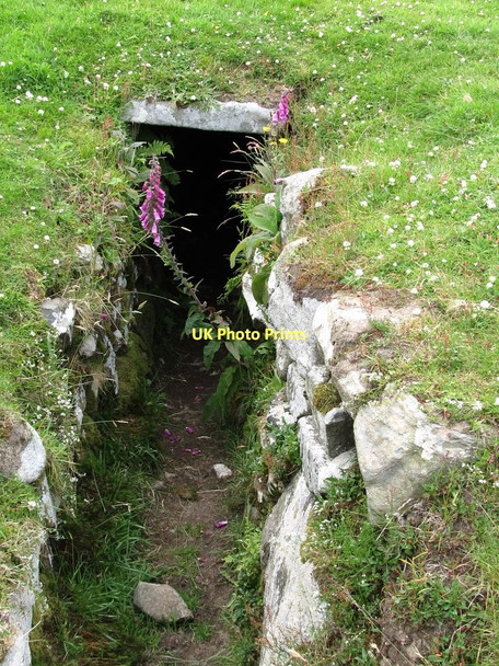 Photo 6"x4" The southern entrance to the Souterrain at Drumena Cashel Castlewellan c2011