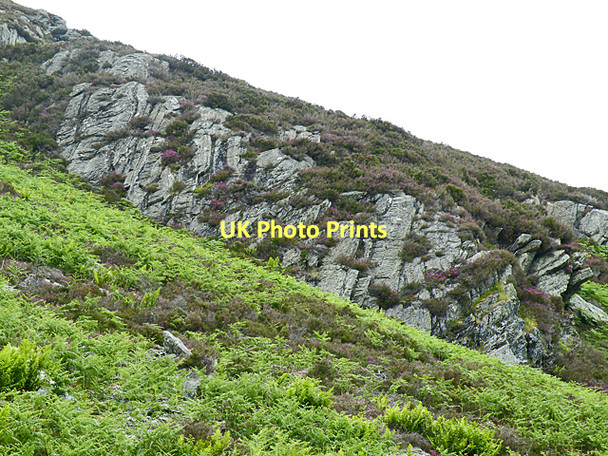 Photo 6"x4" Folded Rocks Glen Shee c2011