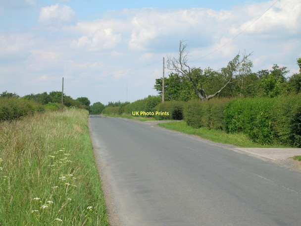 Photo 6"x4" Minor road towards Tholthorpe Flawith c2011