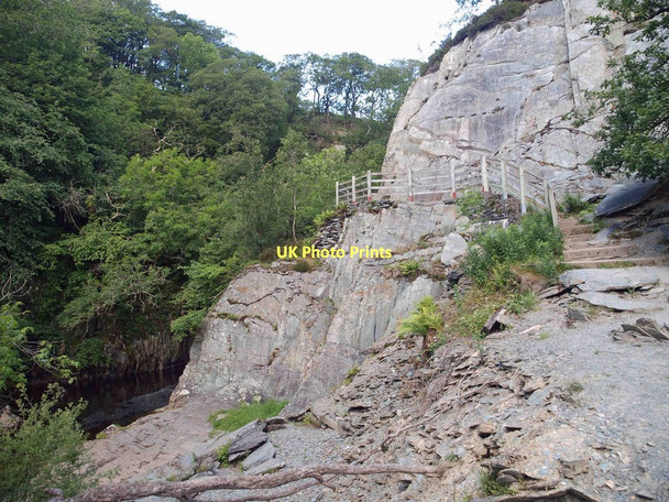 Photo 6"x4" Disused quarry on the final stage of the Ingleton waterfall trail Ingleton\/SD6973 c2011
