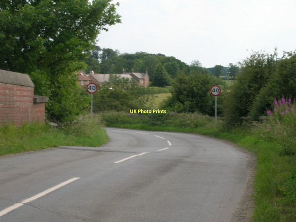 Photo 6"x4" Minor road towards Alne Alne Station c2011
