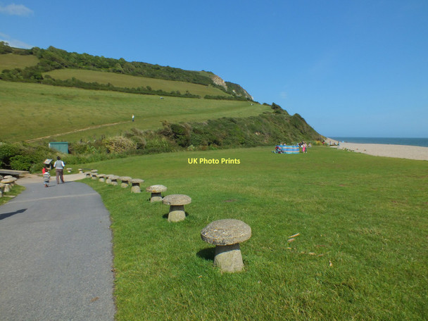 Photo 6"x4" Looking towards the ford, Branscombe Vicarage c2011