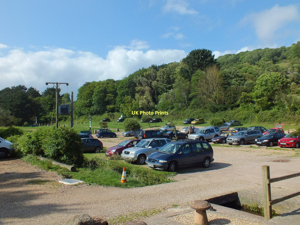 Photo 6"x4" The Car Park, Branscombe Vicarage c2011