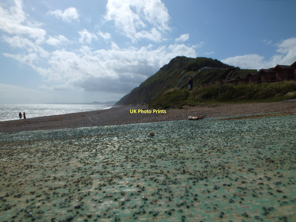 Photo 6"x4" The Beach, Branscombe Vicarage c2011