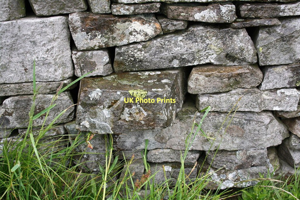 Photo 6"x4" Benchmark on protruding stone in wall of Cliff Gate Road Thwaite\/SD8998 c2011
