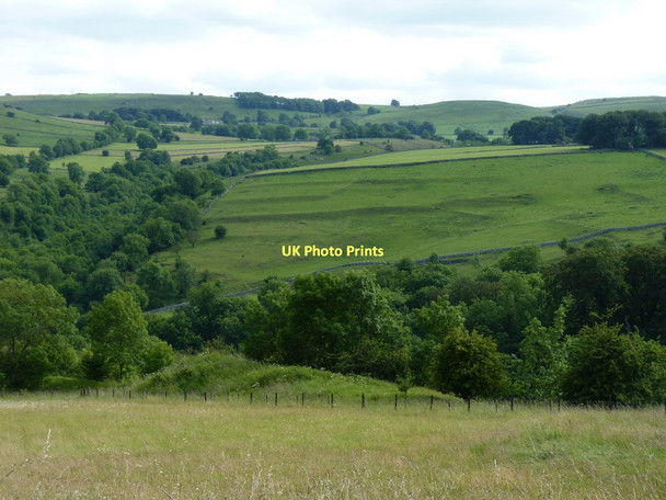 Photo 6"x4" Settlement on the hillside above Chee Dale Blackwell\/SK1272 c2011