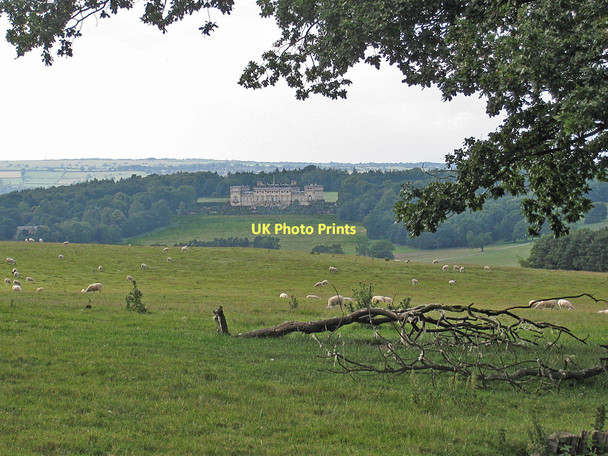 Photo 6"x4" View to Harewood House Wike c2011