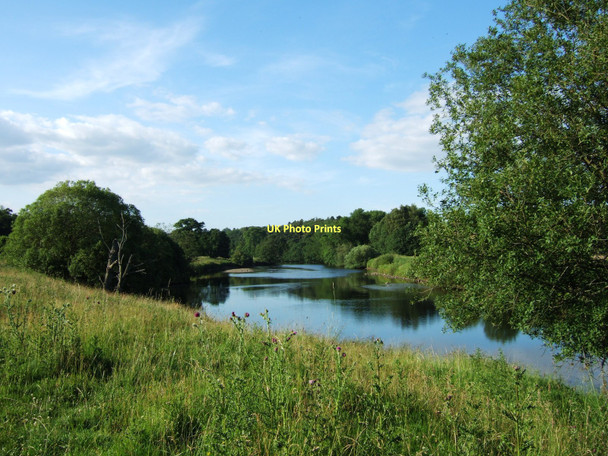 Photo 6"x4" The River Ure looking upstream from above Masham Masham c2011
