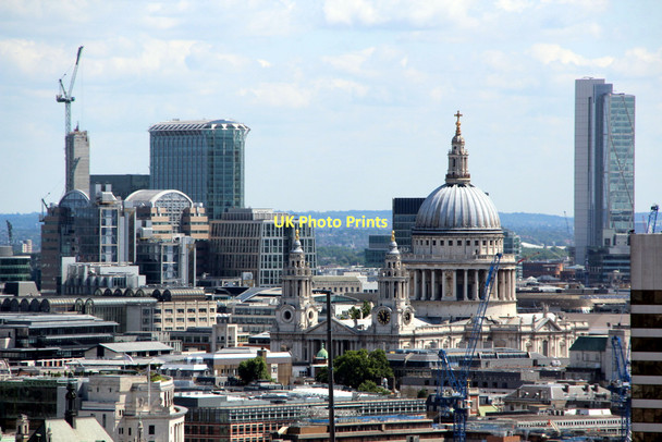 Photo 6"x4" St Paul's from the London Eye London c2011