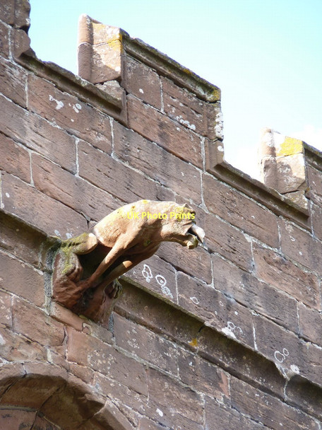 Photo 6"x4" Gargoyle on the west side of the church (1) Stockton\/SO7299 c2011