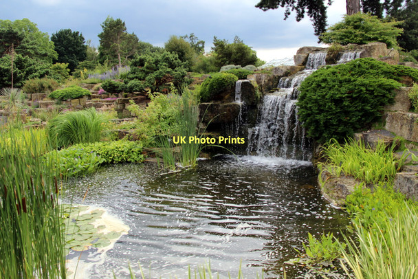Photo 6"x4" Waterfall, Alpine Rock Garden, Kew Gardens, London Brentford c2011