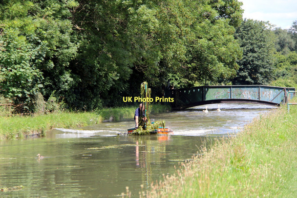 Photo 6"x4" Dredging the New River, Broxbourne, Hertfordshire Hoddesdon c2011