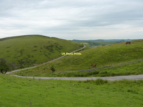 Photo 6"x4" Access track to Nield Bank Colshaw c2011