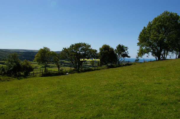 Photo 6"x4" Roadway Lane: view northwest to the sea Cowbridge\/SS9542 c2011