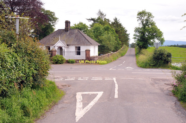 Photo 6"x4" Crossroads near Riddingwood House Auchencairn\/NX9784 c2011