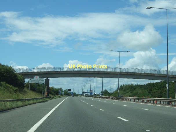 Photo 6"x4" Welcome to Wales Deepweir c2011