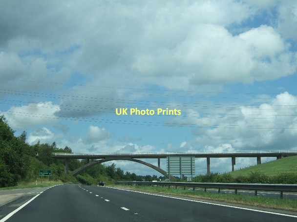 Photo 6"x4" Malthouse Road bridge over A4042 Croes-y-mwyalch c2011