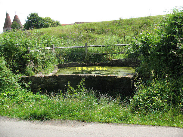 Photo 6"x4" Spring-fed cattle trough Birchden c2011