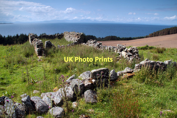 Photo 6"x4" Ruins NE of Ballochroy Cnoc Donn\/NR7452 c2011